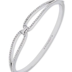 Givenchy crystal pave knot bangle bracelet!